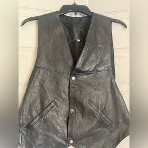 Vintage Harley Davidson Button Vest